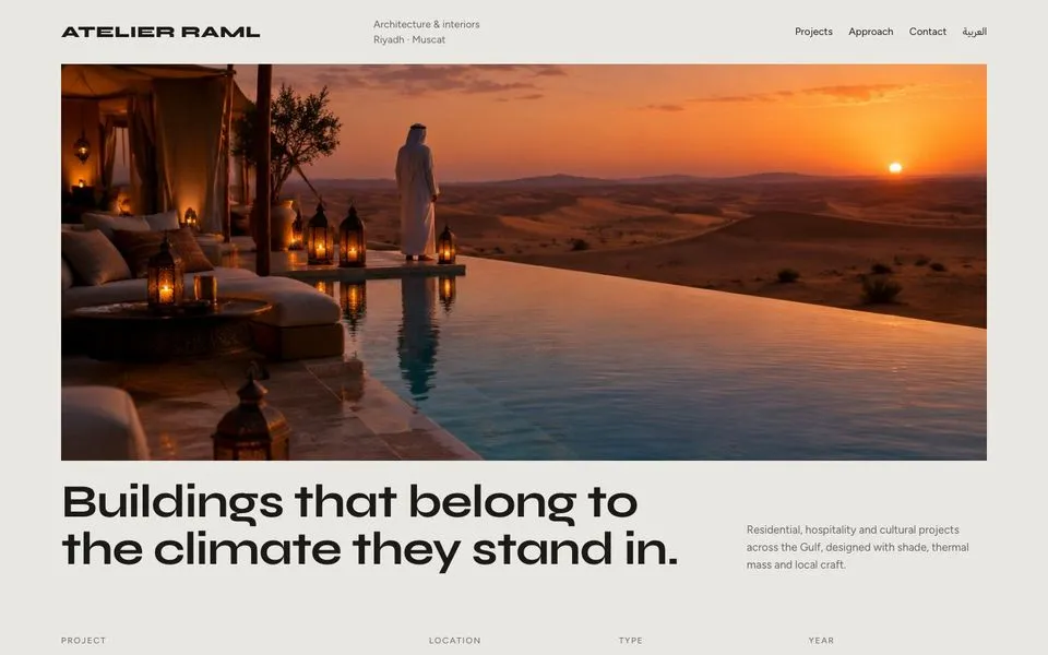 Home page of the Raml template demo